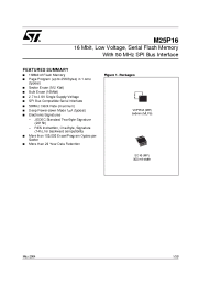 Datasheet M25P16 manufacturer STMicroelectronics